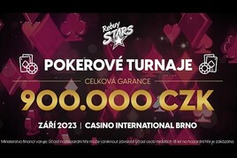 RS Brno: Skoro milion čeká v garancích turnajů v září v Brně: High Roller o 400.000 korun!