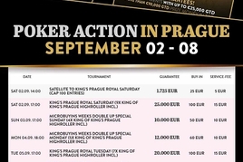 King&#039;s Prague: Double garance v Hiltonu pokračují! V úterý o €20.000 GTD!