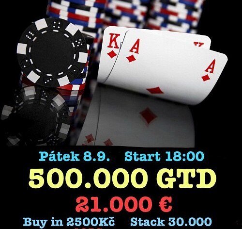 V pátek v Liťáku o další raketu - 500K GTD!!
