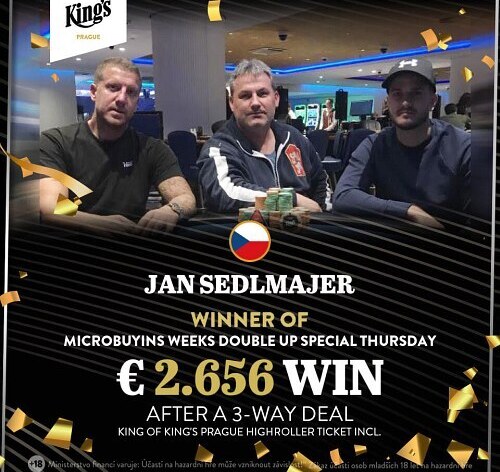 King&#039;s: Sedlmajer s Matějkou v dealu v Hiltonu, EPM doufá v silný rozvadovský víkend