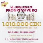 RS Luka: Unikátní NLH HR Progressive Bounty o 1.010.000 Kč v pondělí 11. září na Lukách!