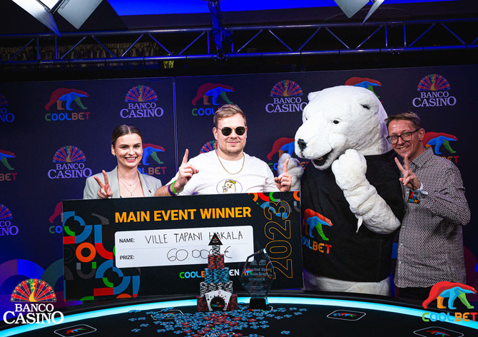 Trofej šampiona Coolbet Open Banco Casina a odměna €60.000 jede do Finska