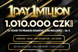 RS Luka: Garance 1.010.000 Kč v jednodenním speciálu 1 Day 1 Million 19. září na Lukách!