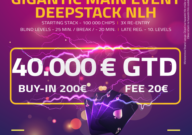 Petrovice: Tři majory v říjnu včetně Main Eventu o €40K GTD!