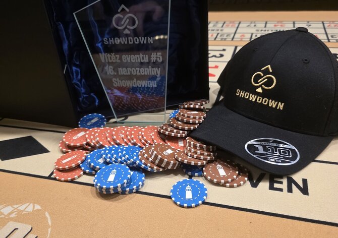 Showdown slaví narozeniny! Krásné trofeje i limitované kšiltovky!