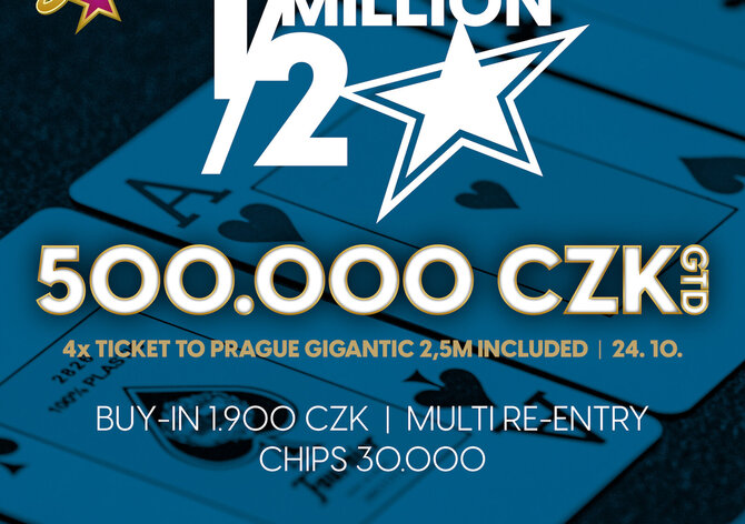 RS: Luka 1/2 Million přináší garanci 500.000 Kč v úterý 3. října!