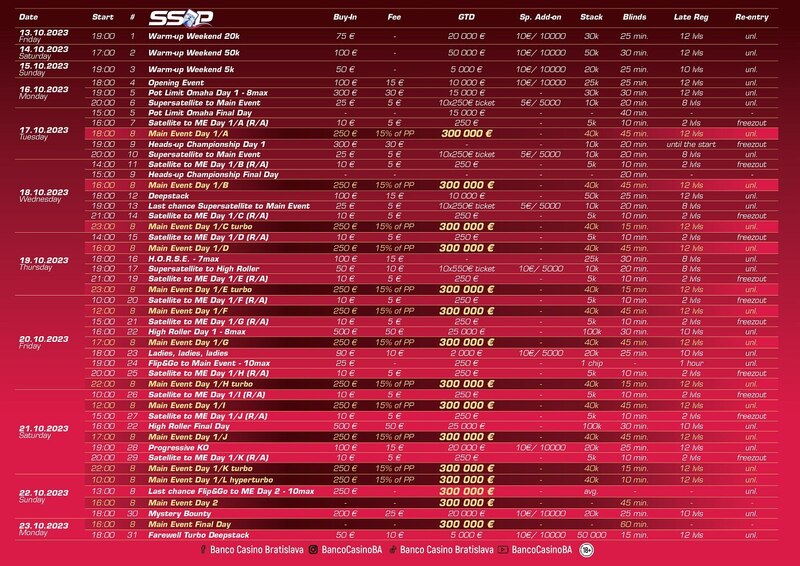 banco casino_ssop2023_schedule