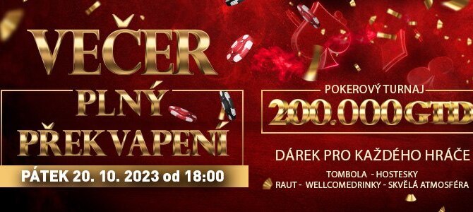 Soutěž - Casino 40: Vyhraj vstup do turnaje 200K GTD, ubytování i all-in na baru!