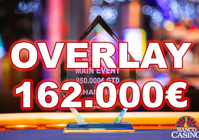 Banco Casino Masters €250K GTD: Aktuální overlay činí €162.000