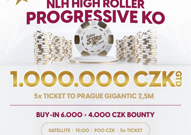 RS Luka: Prestižní NLH High Roller Progressive Bounty o 1.000.000 Kč