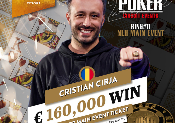 WSOPC: Martin Ilavský třetí za €83.800, titul frčí do Rumunska