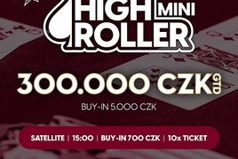 RS Brno: Mini High Roller slibuje skvělých 300.000 Kč v Rebuy Stars Casino International Brno