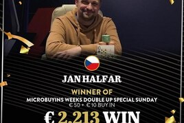 Hilton: Double neděle pro Halfara, už v úterý €25K GTD, v pátek a v sobotu o WSOP náramek!