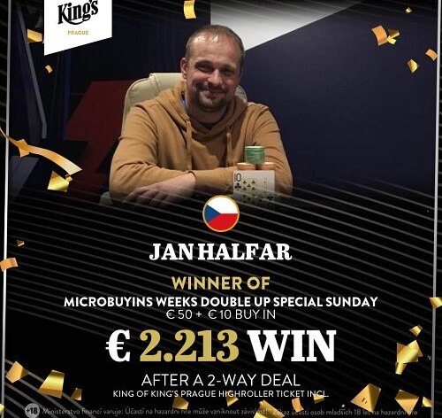 Hilton: Double neděle pro Halfara, už v úterý €25K GTD, v pátek a v sobotu o WSOP náramek!