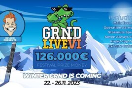 Aš: GRND LIVE VI nabídne od středy celkové garance €126.000
