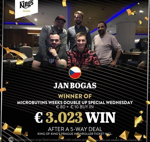 Hilton: Vítězní Bogáš a Dongdong, v sobotu o €25K GTD