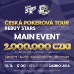 Páteční Main Event ČPT o 2.000.000 Kč si zahraješ i díky satelitům o 25 lístků!