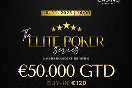 Card Bratislava: Týden jednodenních garancí nabídne páteční Elite Series €50K GTD