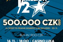 RS Luka: Luka 1/2 Million přináší garanci 500.000 Kč 14. listopadu!