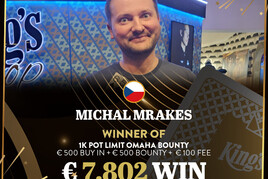WSOPE: &quot;Kilečko&quot; pro Bogáše i triumf pro Mrakyho