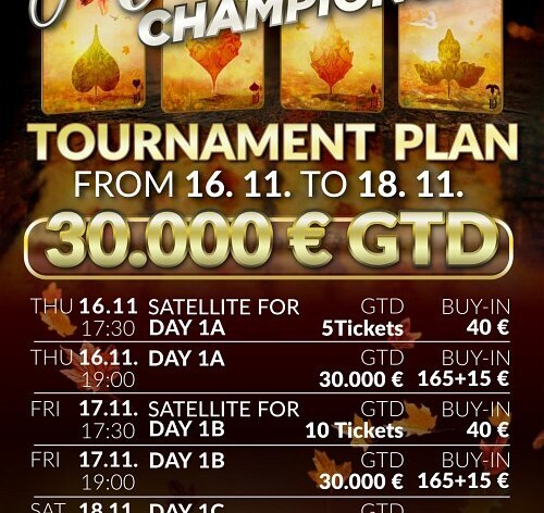 Soutěž: Hrajte čtvrteční flight €30K GTD v Imperatoru zcela zdarma!