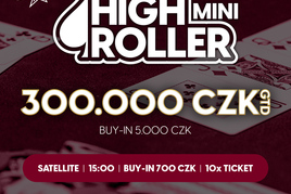 Rebuy Stars Brno: MINI High Roller o 300.000 Kč už 21. listopadu