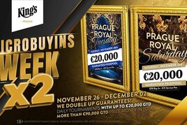 King&#039;s Prague: Další týden s double garancemi v Hiltonu