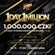 Úterní večer za milion v RS Luka: 1 Day 1 Million garantuje 1.000.000 Kč!