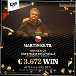 Hilton: V King&#039;s Prague Royal Tuesday nasadil na hlavu korunu Martin Krtil