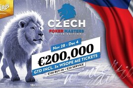 Czech Poker Masters €200K GTD: Po dvou flightech na chipleadu Marcel Kopecký