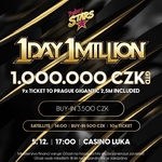 RS Luka: Nezmeškej 1 Day 1 Million o 1.000.000 Kč už v úterý 5. prosince! 
