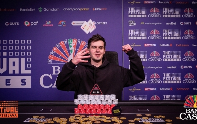 Banco: TheFestival Main Event opanoval Dobromir Rymar! Z Bratislavy veze €80K