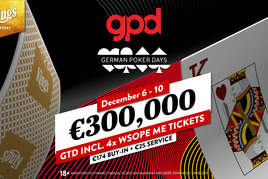 Německé pokerové dny: Za €199 o €300.000 GTD!