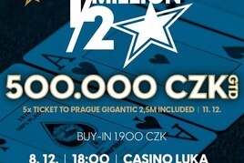 RS Luka: Oblíbený pokerový speciál 1/2 Million už v pátek na Lukách!