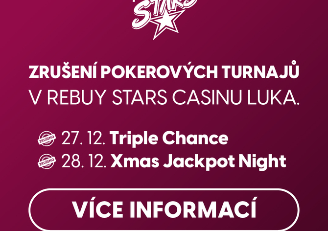 RS: Zrušení poker turnajů na Lukách v Praze