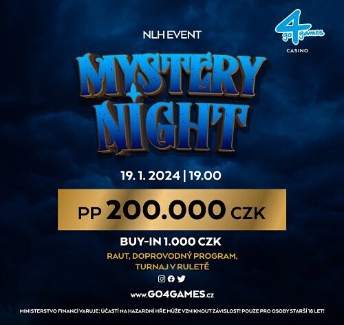 Go4games: Za 1.000 Kč minimálně o 200.000 Kč! Mystery v Olomouci už v pátek!