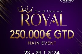 Card Bratislava: Královský start do roku 2024! Lednový Royal s garancí €250.000