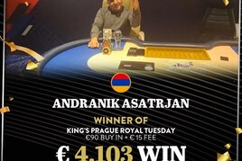 Hilton: Královské úterý pořešil Andrej Asatrjan, Radek Částka druhý