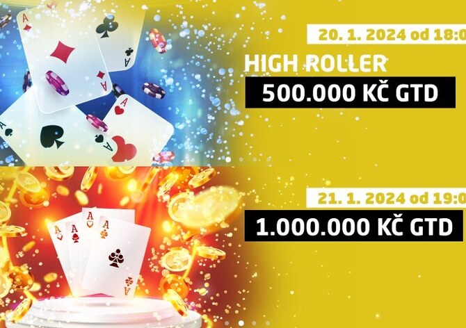 Víkend na SynotTipu: Za 300 Kč o 200K, High Roller o 500K a neděle o milion!