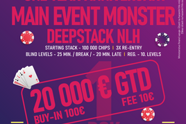 Únorový program v Petrovicích s narozeninovým poker eventem o €20K GTD