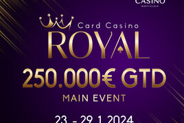 Card Casino Bratislava: Royal €250K GTD zatím chipleaduje Marek Valenta
