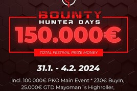 Bounty Hunter Days v Aši garantují €150.000