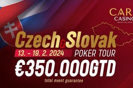 Bratislava: Do Card Casina míří CZSK Poker Tour s garancí €350.000!