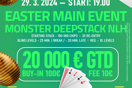 Březnovou nabídku v Petrovicích vyšperkuje Easter Main Event €20K GTD