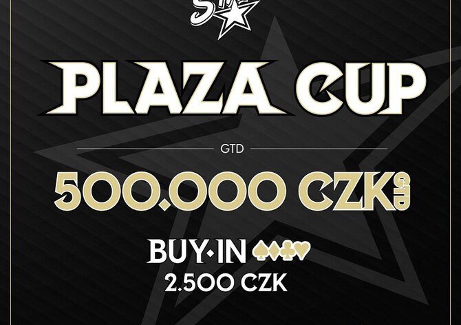 Rebuy Stars Plaza Cup: V Plzni dnes od 18:00 minimálně o půl milionu!