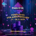 Osm milionů ve hře i nové trofeje! Poker Fever slaví sedmé narozeniny!