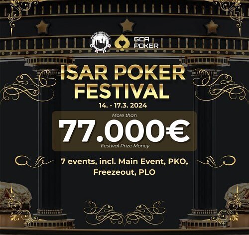 Grand Casino Aš: Víkendový Isar Poker Festival minimálně o €77.000