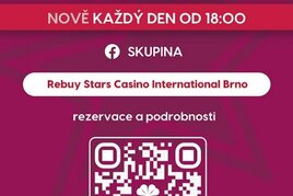 Rebuy Stars Brno: Každodenní cash game akce v kasínu International