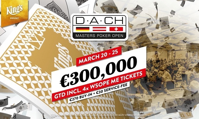 King&#039;s Resort: DACH Masters Poker Open €300.000 GTD