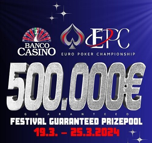 Banco: V Bratislavě začal Main Event Euro Poker Championship €400K GTD